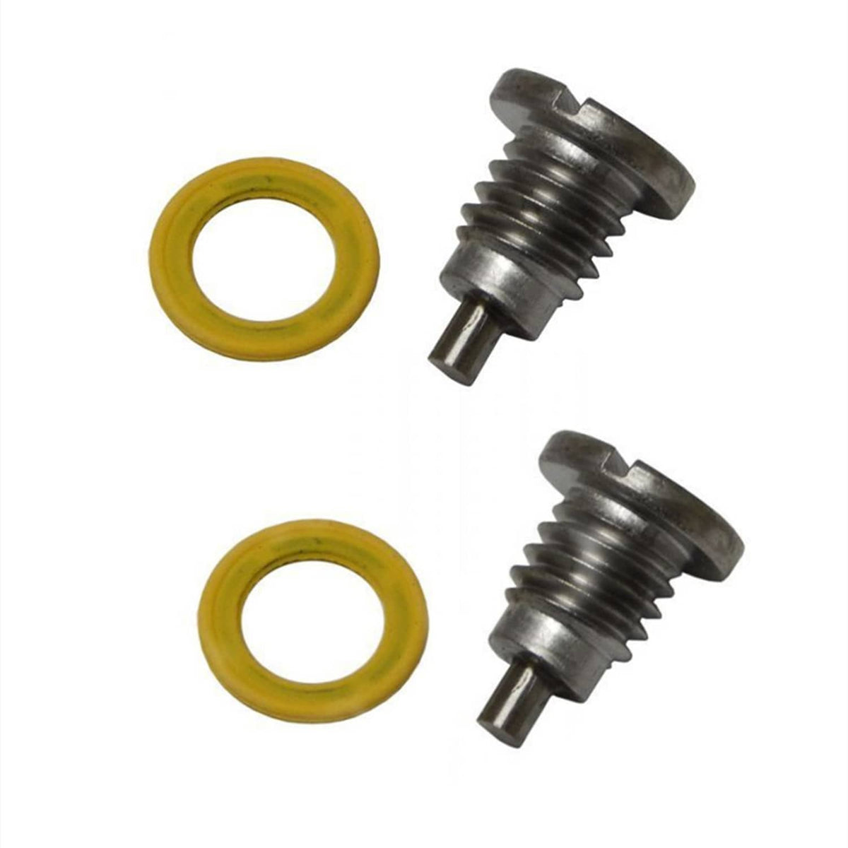 Solid Spare For Mercruiser Alpha Magnetic Outdrive Lower Unit Drain Plug, Screw 8M0058389（2）