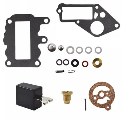 Solid Spare Carburetor Repair/Rebuild Kit for Johnson Evinrude Carb 382048 9.5 hp 1964-1973