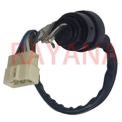 Solidspare US Ignition Key Switch for Kawasaki Mule 600 610 Mule 4000 Mule 4010,27005-0011