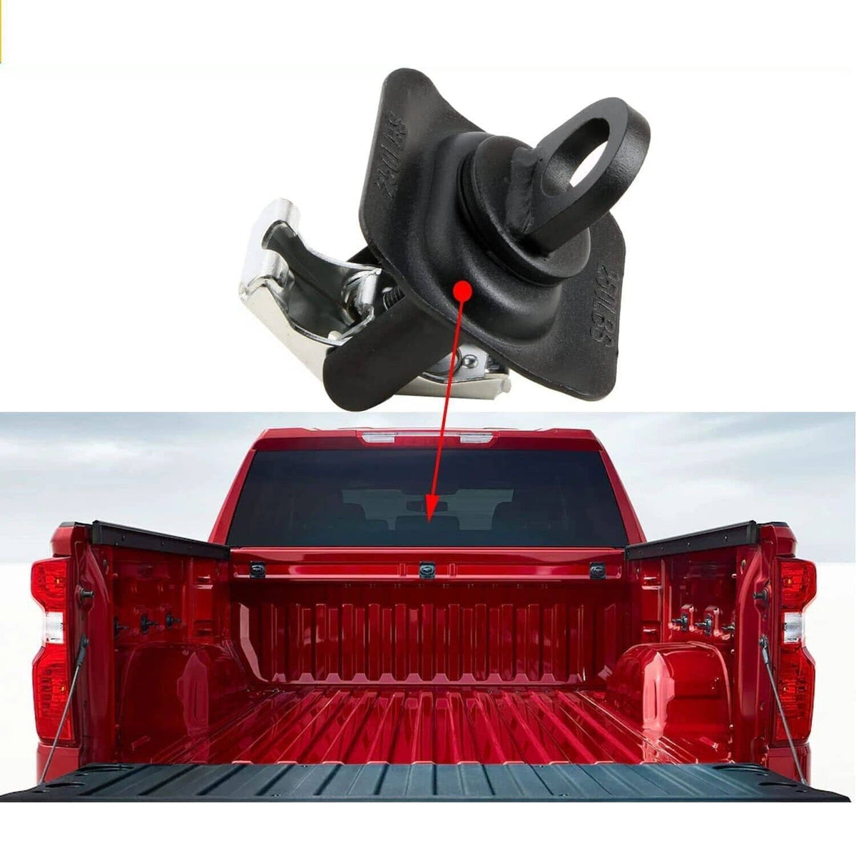 Solidspare Black Truck Bed Cargo Tie Down Loop Kit 23146899 For Sliverado Sierra Colorado
