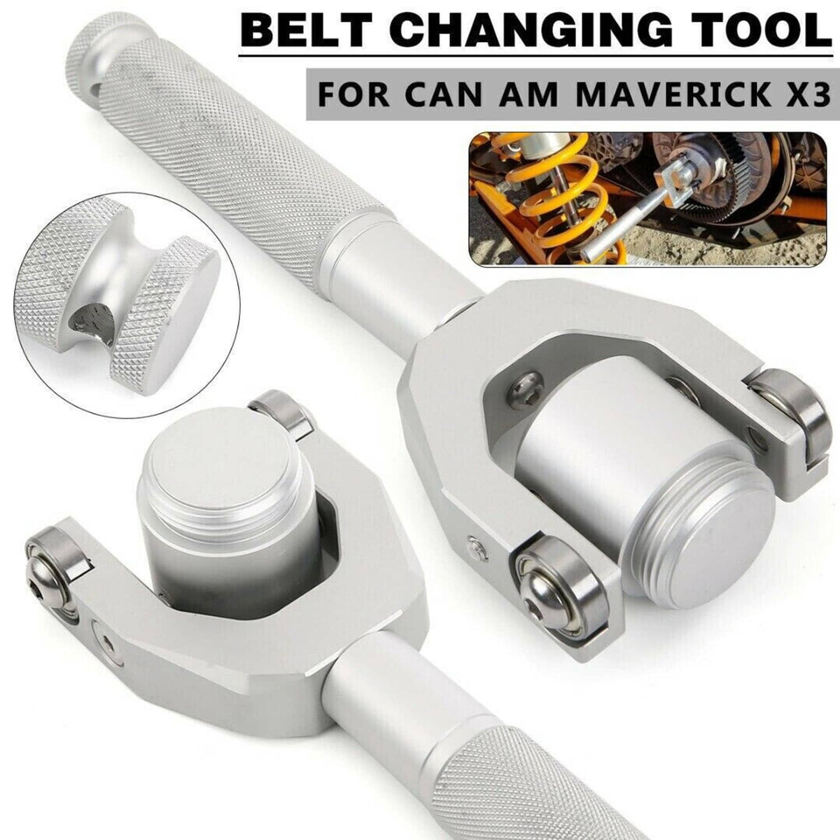 Solidspare Belt Changing Tool Fit Can-Am Maverick X3 Max Turbo 64''/72'' Clutch Removal Kit