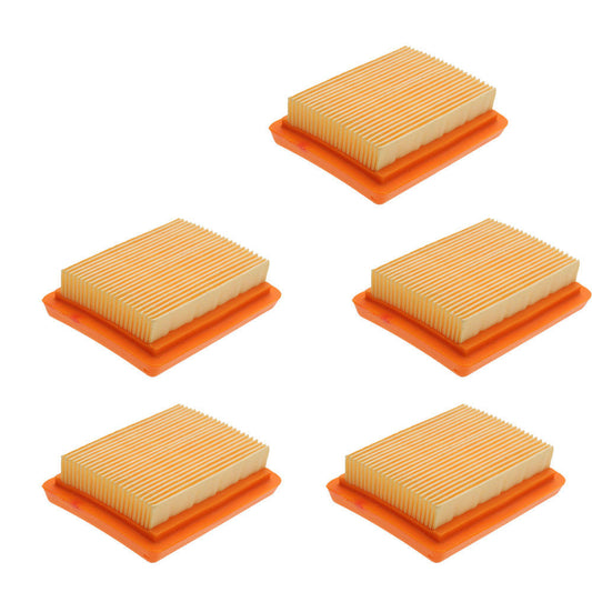 Solid Spare 5X AIR FILTER FITS STIHL S120 FS200 FS250 FS350 FS450 REPL OEM 4134 141 0300