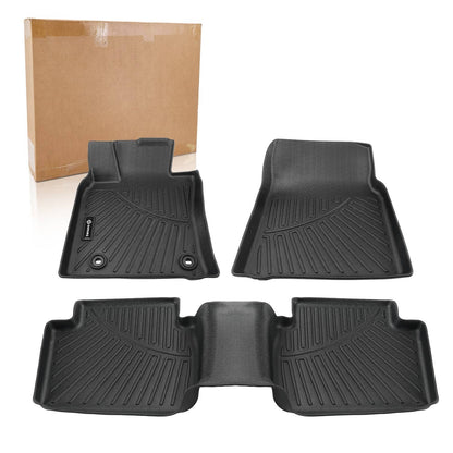 Solidspare All Weather Floor Mats For 2018-2024 Toyota Camry Gas FWD (Not fit Hybrid / AWD)