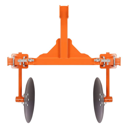 Solidspare 48" Adjustable Disc Bedder Disc Harrow For Cat 1 Tractors Steel 3 Point