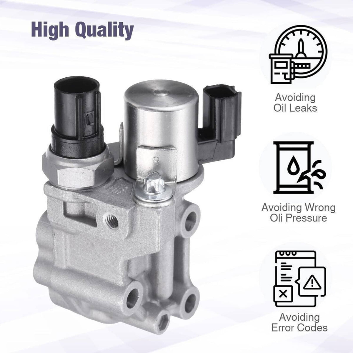 Solidspare Solenoid Spool Valve w/ Gasket For Honda Civic CR-V Accord Acura 15810-RAA-A03