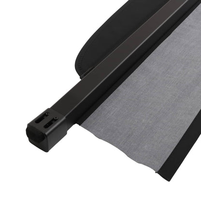 Solidspare Premium Retractable Cargo Cover Luggage Shade Black For 2007-2011 Honda CR-V CRV