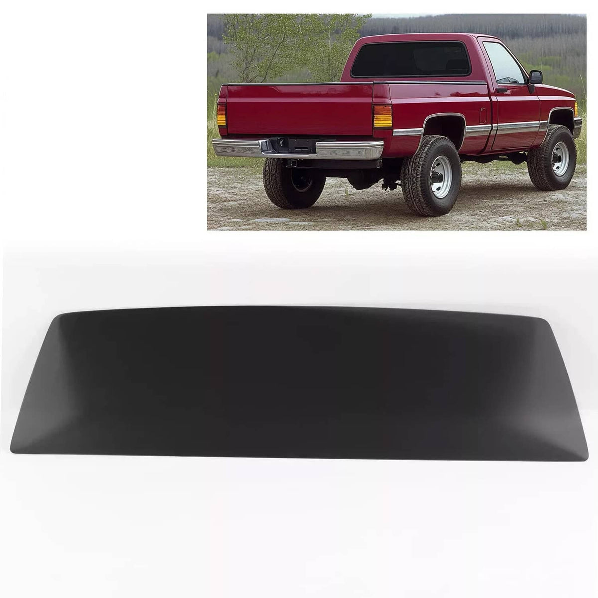 Solid Spare For 82-93 Chevy S10 GMC S15 Sonoma Privacy Stationary Rear Window Back Glass