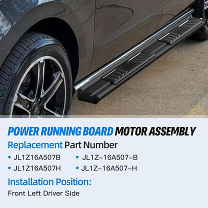 Solidspare Left Driver Power Running Board Motor w/ Bracket For 2018-2024 Ford Expedition