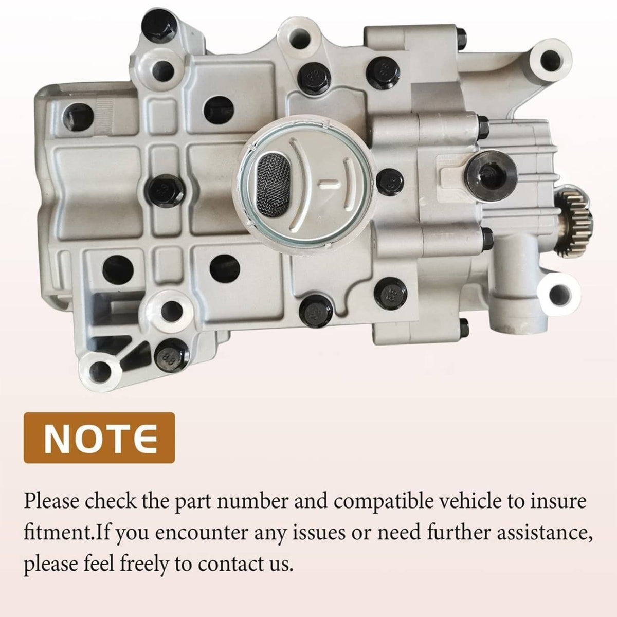 Solidspare Balance Shaft Oil Pump 233002G450 For 2011-2014 Santa Fe Sport Sonata 2.0L Turbo