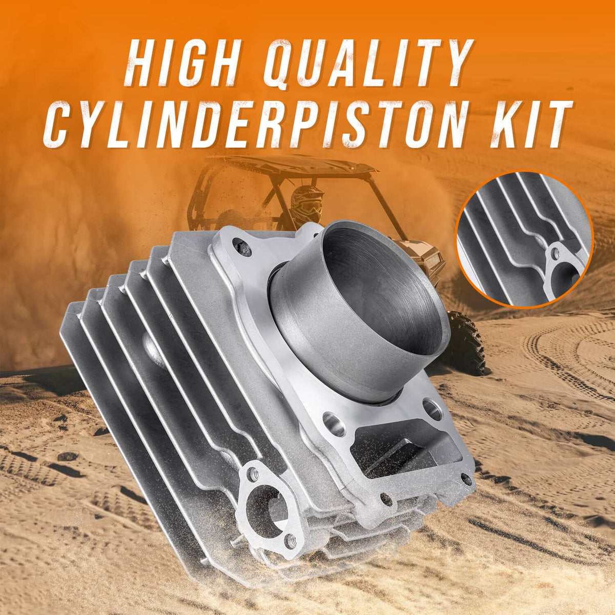 Solidspare New Cylinder Piston Top End Rebuild Kit For Honda TRX 300 2x4 & 4x4 FW 1988-2000