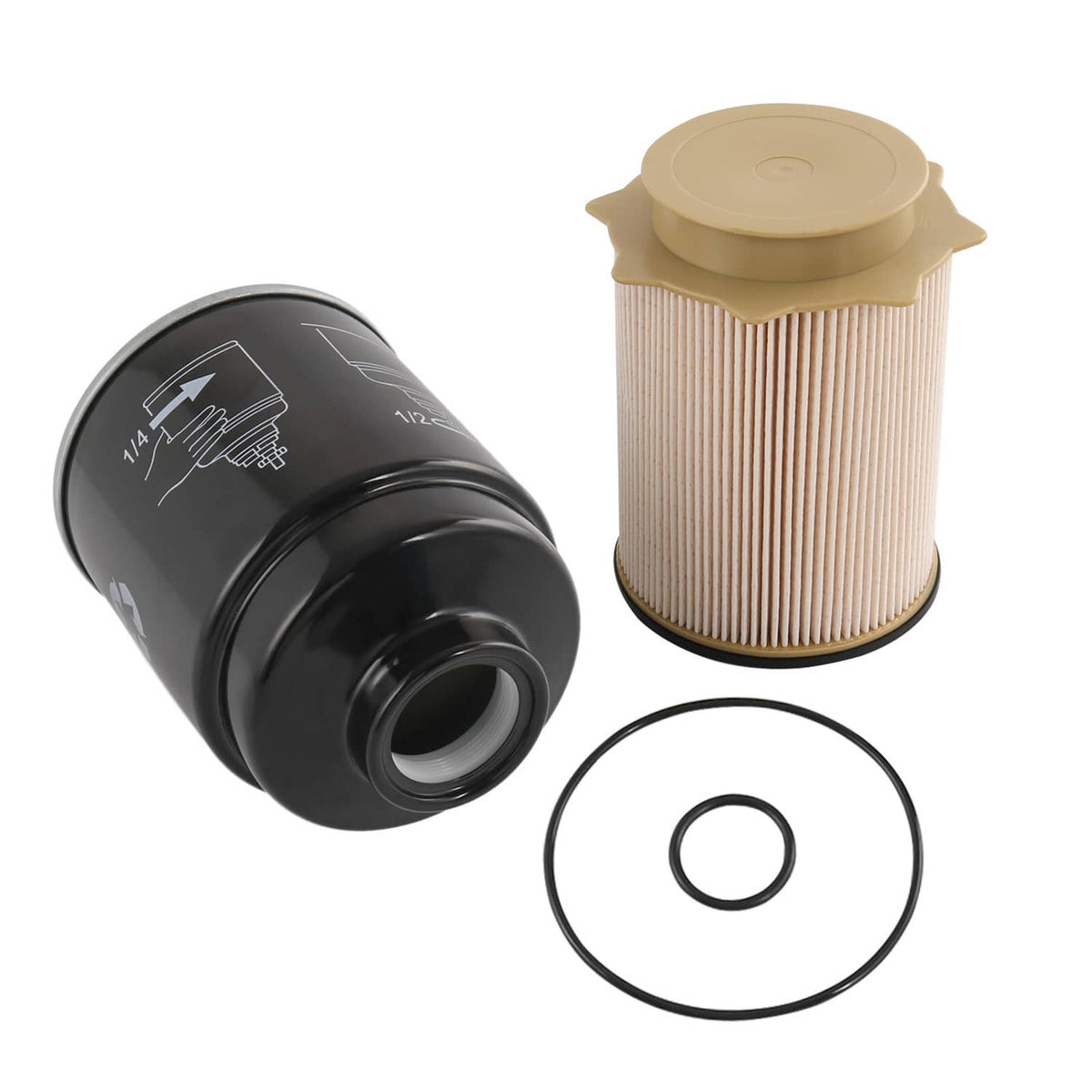 Solidspare Diesel Fuel Filter Kit For 2013-2017 Dodge Ram 6.7L Cummins 2500 3500 4500 5500