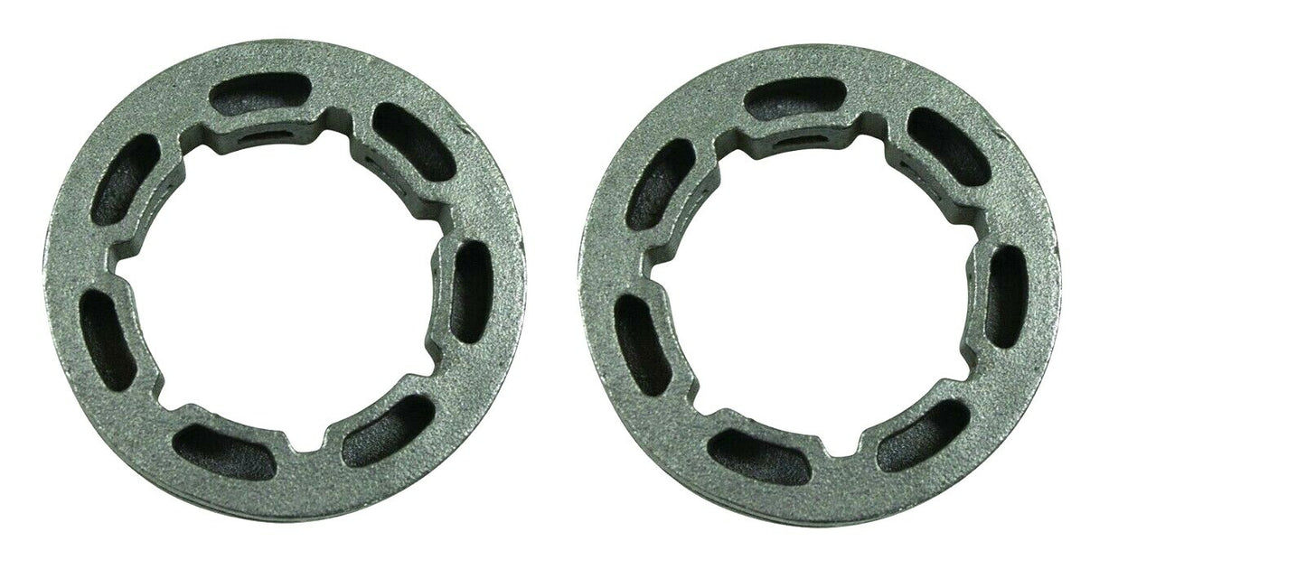 2PK 12588 ROTARY 3/8" 7T CHAINSAW RIM SPROCKET HUSQVARNA 50 51 55 SMALL SPLINE