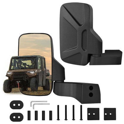 Solidspare For Polaris Ranger 1000/XP1000/Crew/Northstar Pro XD Door Mounted Side Mirrors