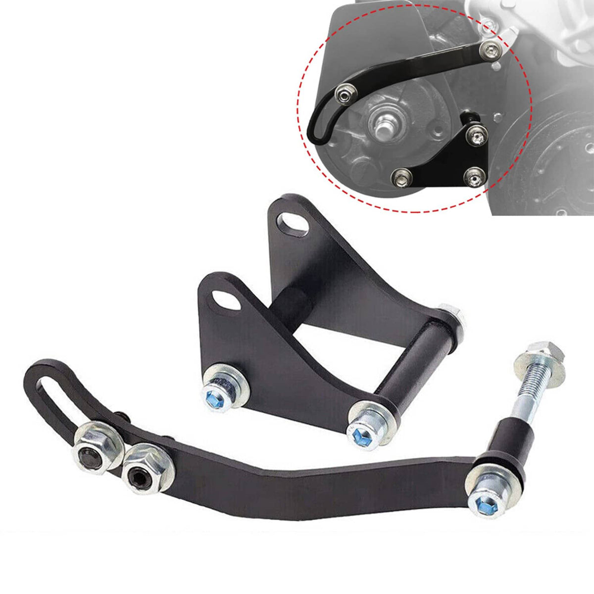 Solidspare Power Steering Pump Mounting Bracket Fit For GM Chevy 350 SWP LWP Saginaw SB SBC