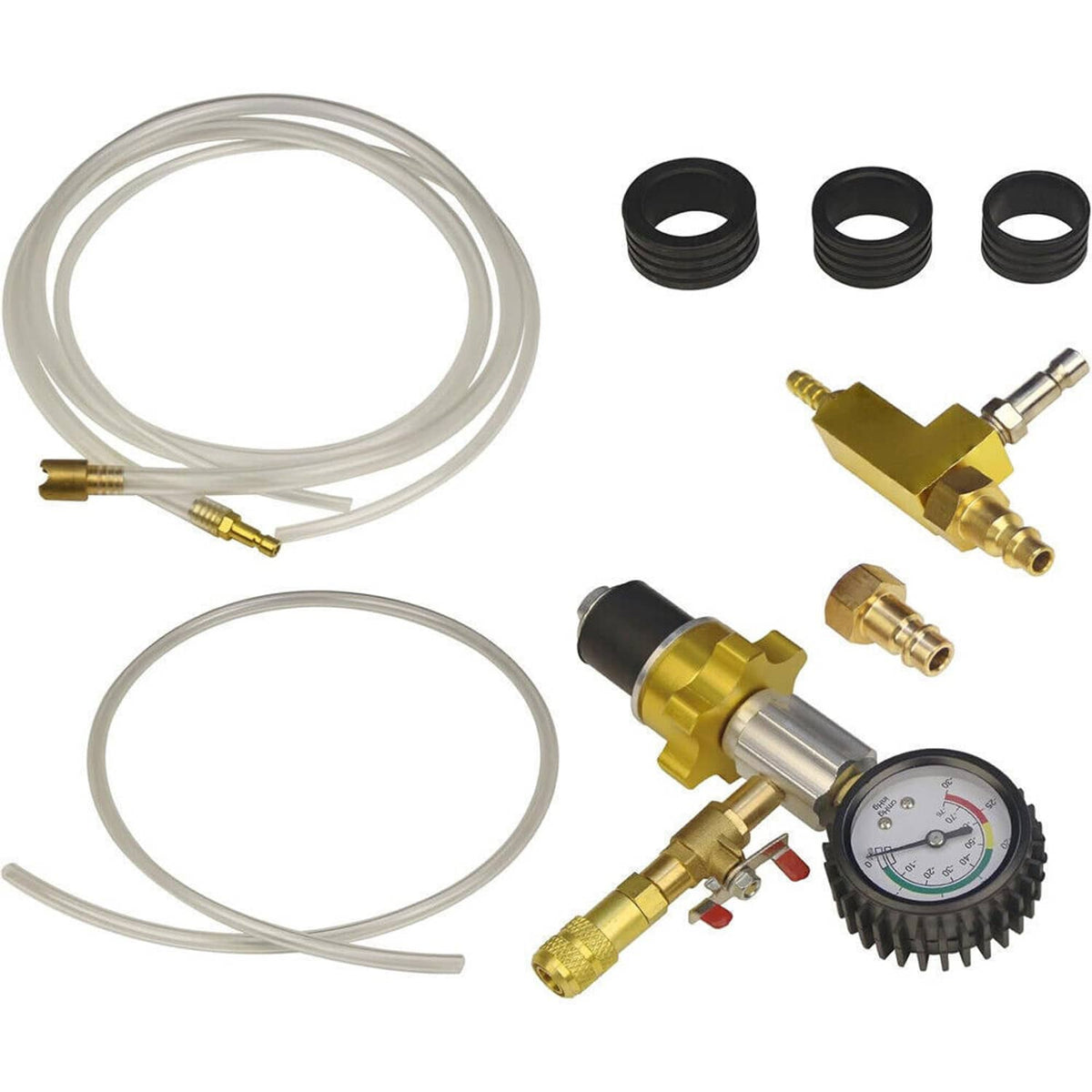 Solidspare Auto Coolant Vacuum Kit Cooling System Vacuum Radiator Kit Refill & Purging Tool