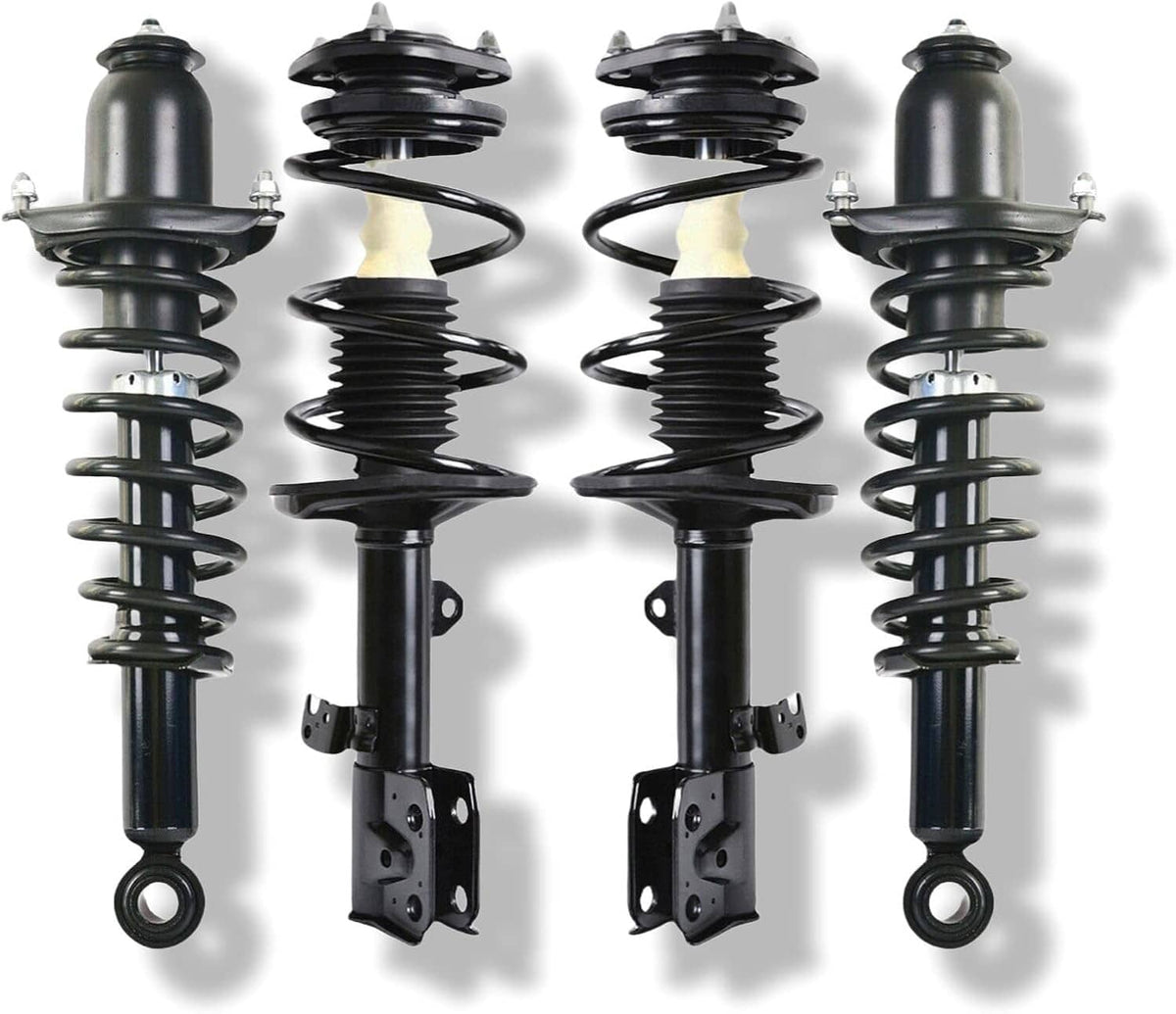 Solidspare 4Pcs New Front and Rear Struts for 2009-2013 Toyota Corolla 1.8L 572597 572598