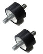 (2) Rubber Isolator Mounts for John Deere M73249 M43832 M86638 9376K51 Tractor
