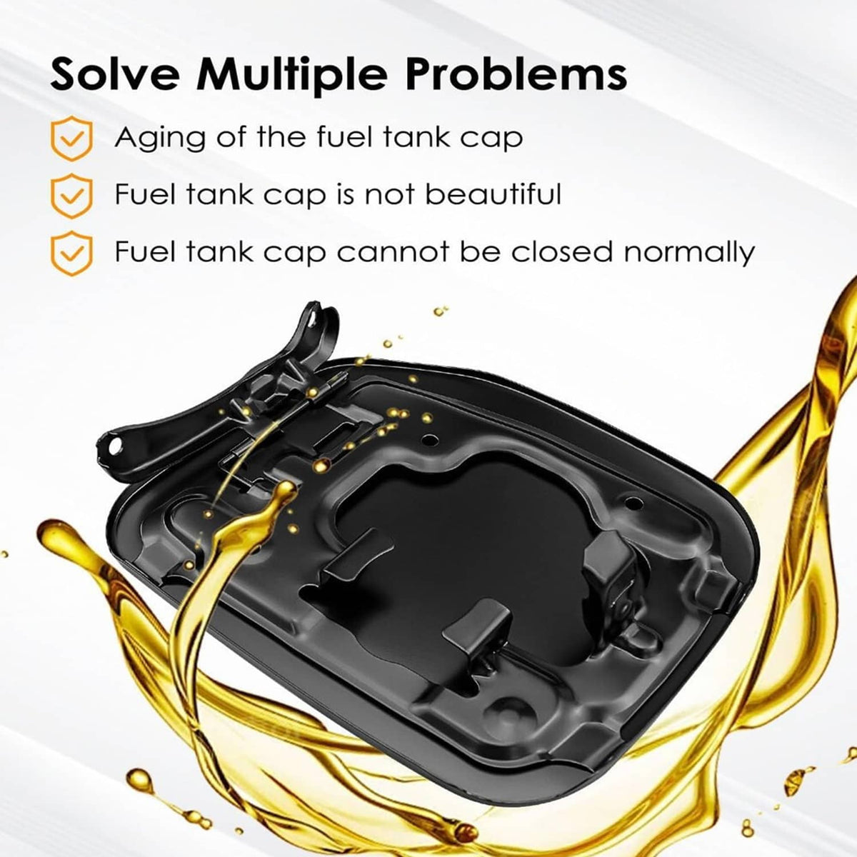 Solidspare Fuel Filler Tank Cover Door Lid Gas Cap For 2003-2009 Toyota 4Runner 77350-35050