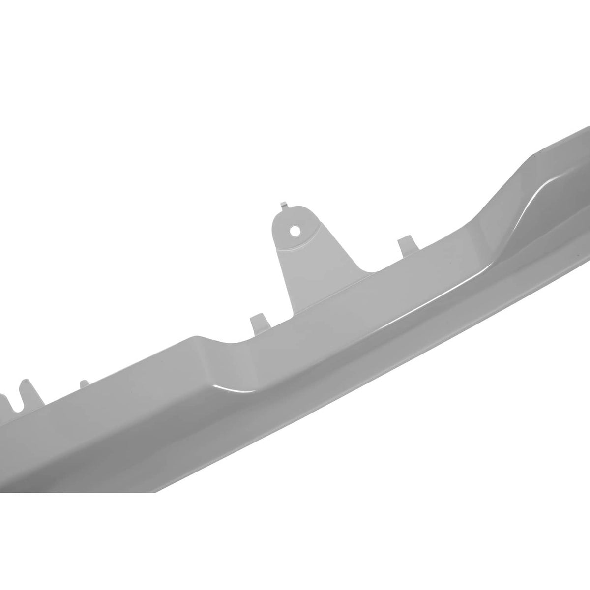 Solid Spare Front Upper Top Grille Hood Molding Trim Gray For 20-23 GMC Sierra 2500 3500 HD