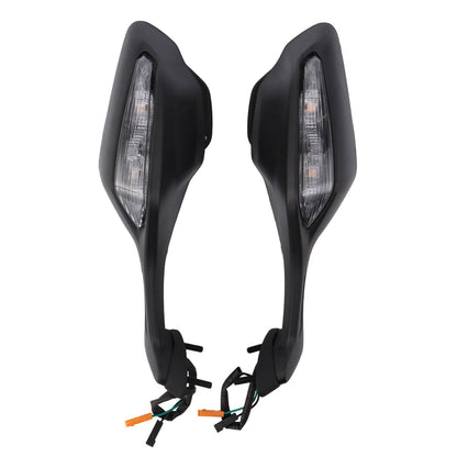 Solidspare For Honda CBR1000RR 2017-2025 New Motorcycle Rearview Mirrors w/LED Turn Signals