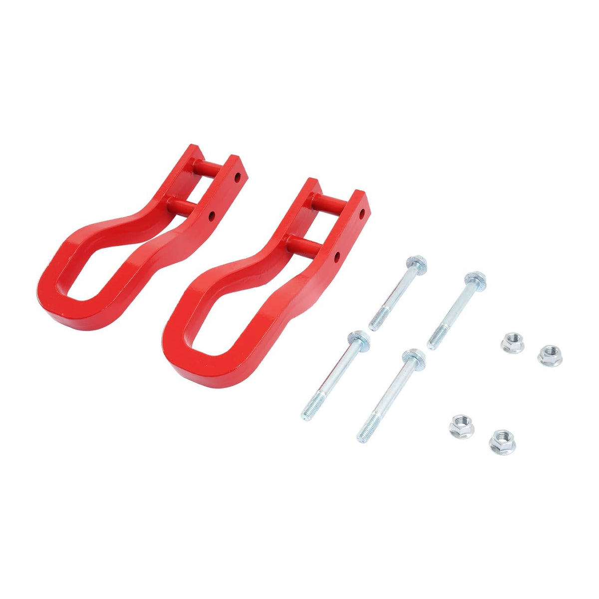 Solid Spare Pair Red Tow Hooks Kit #84513877 For Chevrolet Silverado 2500 HD 3500 HD 20-2026