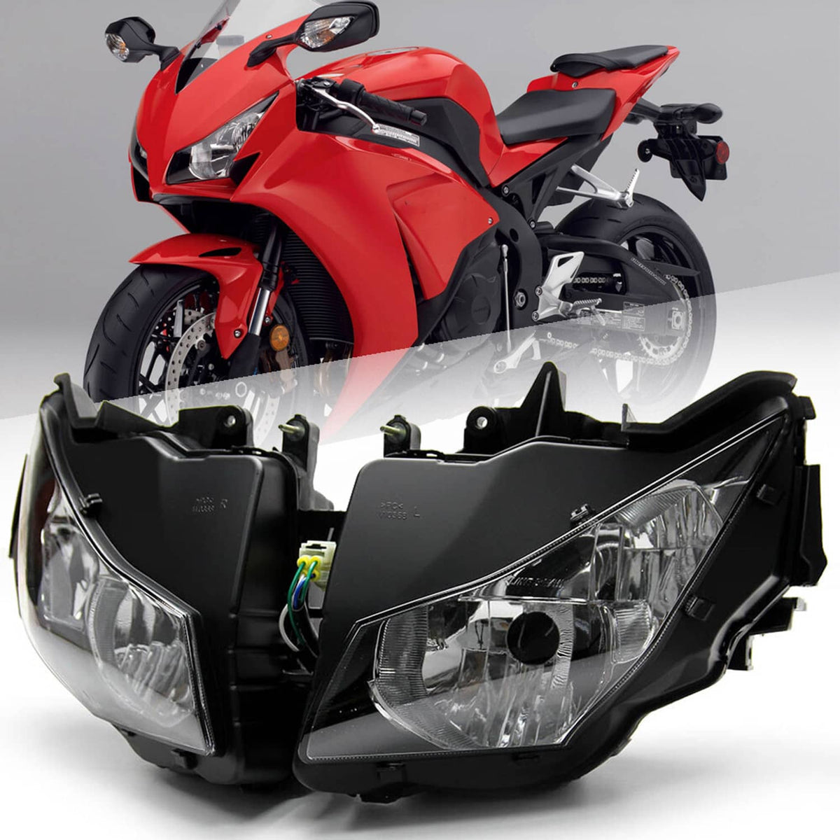 Solidspare Front Headlight Headlamp Assembly For Honda CBR1000RR 2012 2013 2014 2015 2016