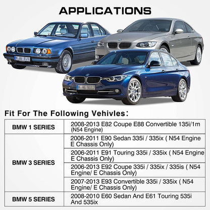 Solidspare For BMW N54 335i 135i E90 E92 E82 2006-2010 Reservior Oil Catch Can Tank Black