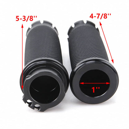 Solidspare Motorcycle Handlebar Hand Grips For Harley Softail Dyna Sportster Chopper Bobber