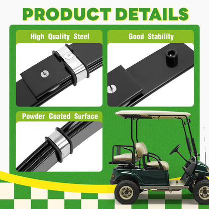 Solidspare For EZGO Marathon 1989-1994 Golf Cart Heavy Duty Front 3-Leaf Spring Set