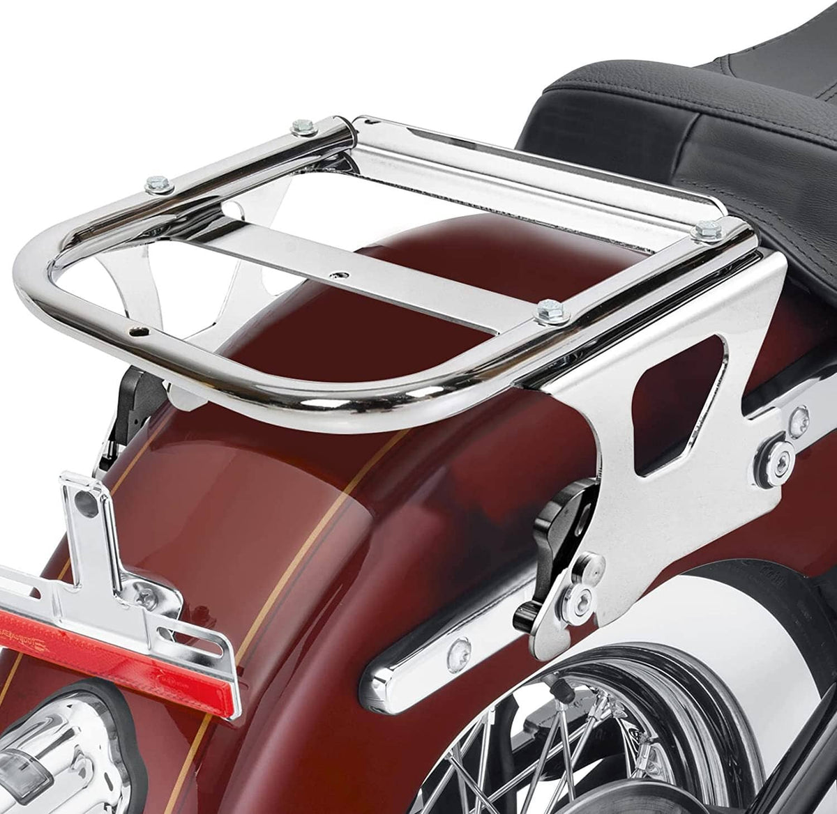 Solidspare Detachable Luggage Rack & Docking Hardware Kit For 1997- 2008 Harley Road King