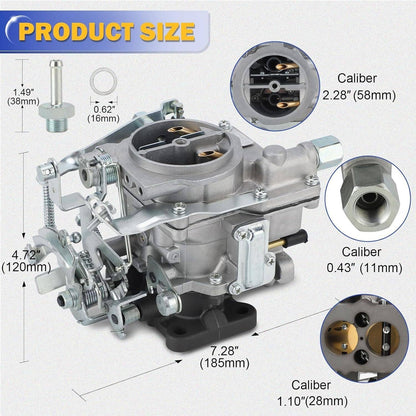 Solidspare 2 Barrel Carburetor Carb For 1986-1988 Suzuki Samurai 1.3L Engine Model Toy-250