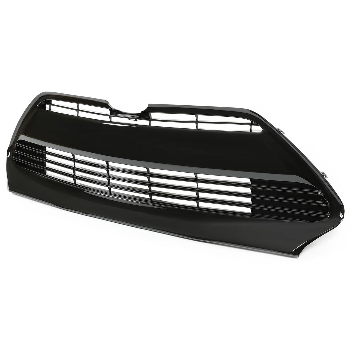 Solid Spare For 2017 2018 2019 Toyota Corolla L LE XLE Front Bumper Lower Grille Black Grill