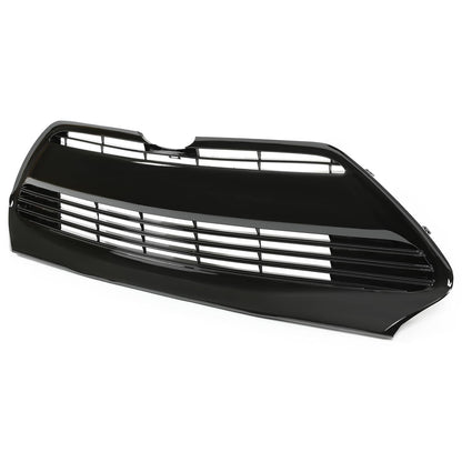 Solid Spare For 2017 2018 2019 Toyota Corolla L LE XLE Front Bumper Lower Grille Black Grill