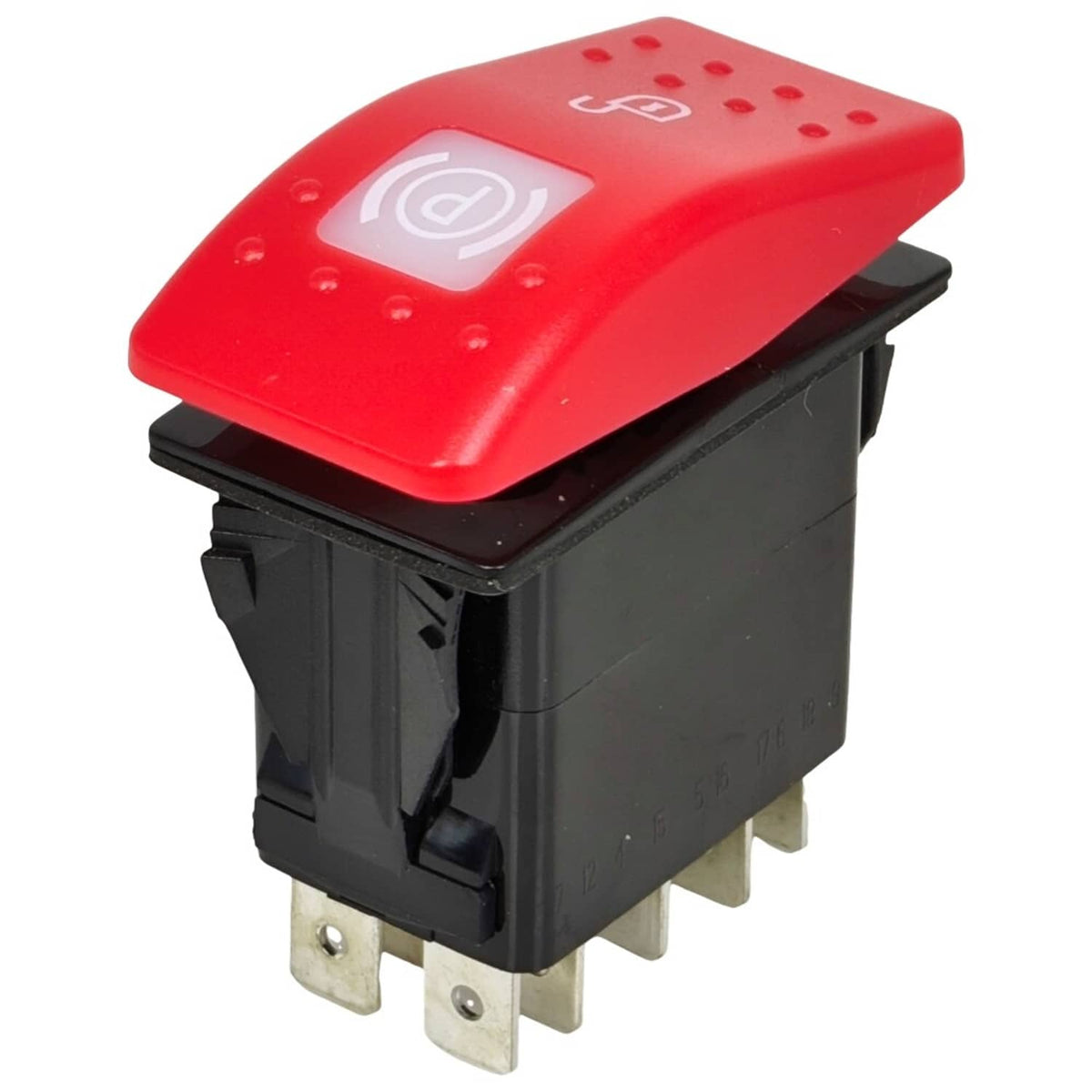 Solid Spare Brake Rocker Switch Fits John Deere 312GR 313 314G 315 316GR 318D 318E 318G