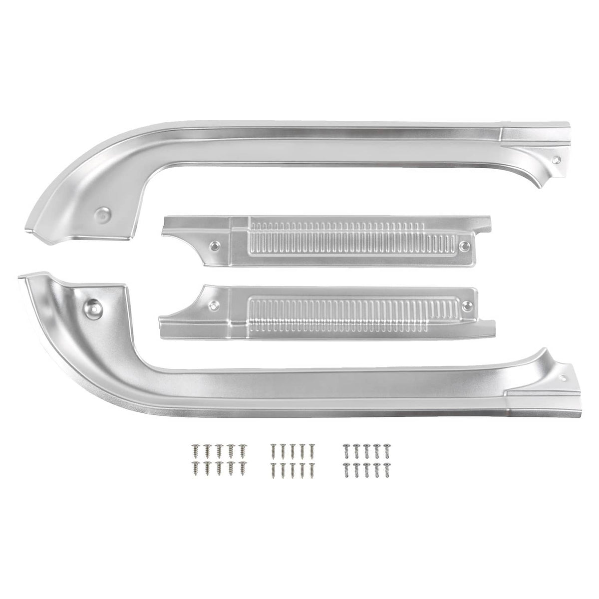 Solidspare Door Sill Protector Kit For 1978–1991 Chevy GMC C/K R/V Series Pickup Aluminum