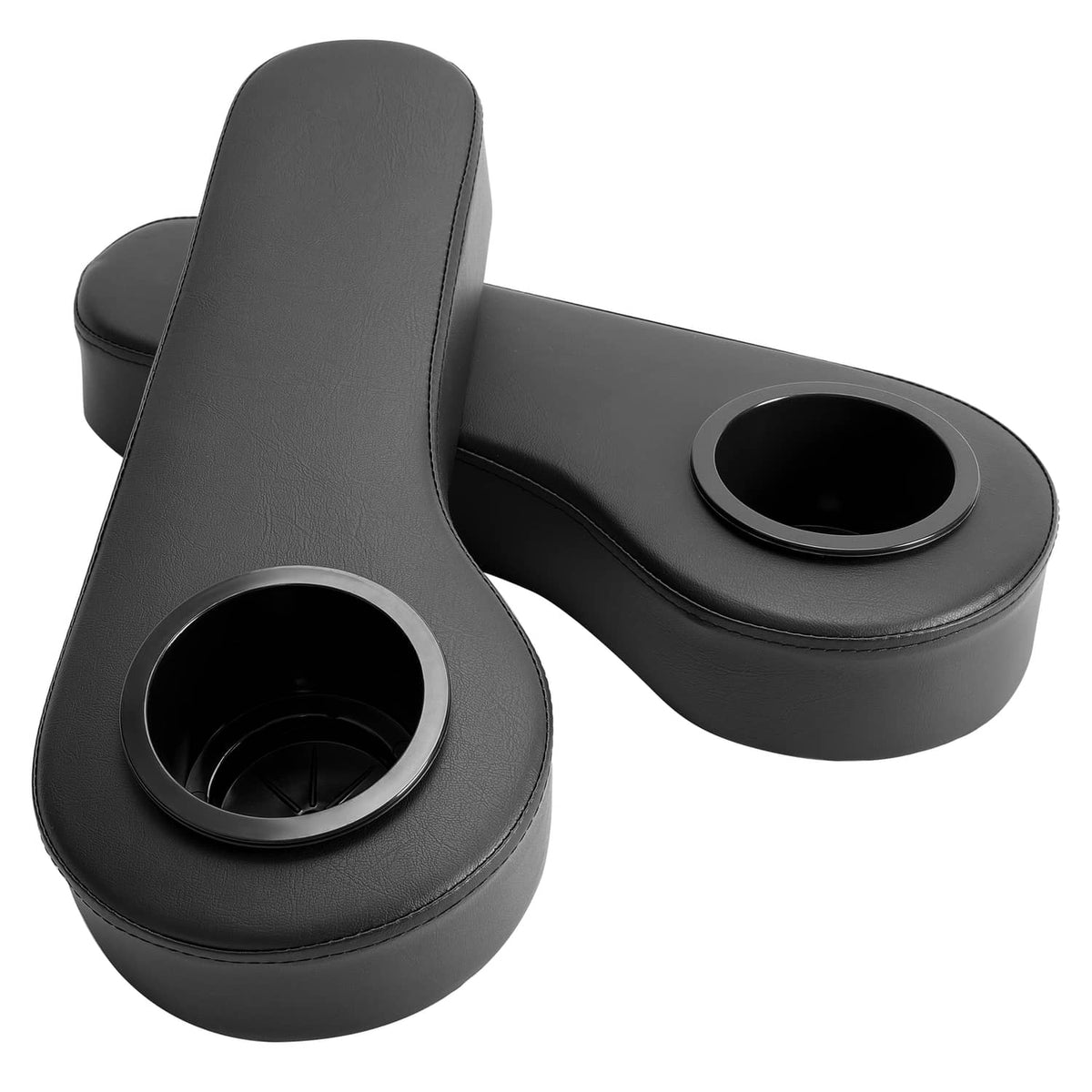 Solidspare Golf Cart Rear Arm Rest Armrest Cup Holder For EZGO/ Club Car/ Yamaha Universal