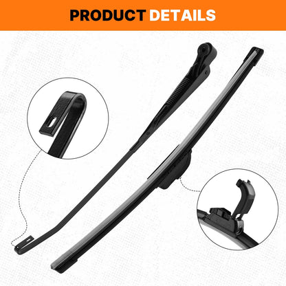 Solidspare 12V Electric Windshield Wiper Motor UTV Kit For Polaris Ranger RZR Honda Pioneer