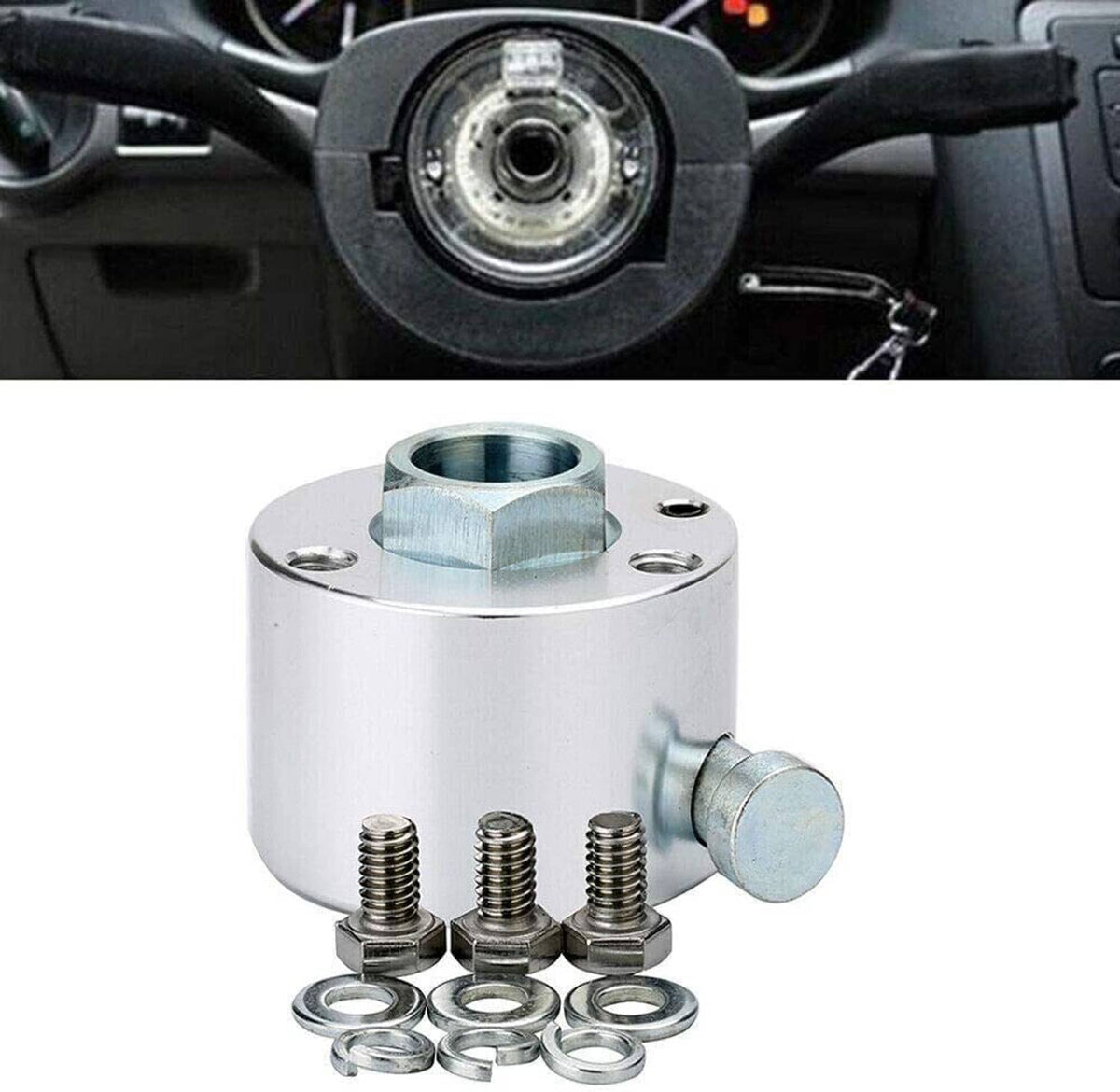 Solidspare New Steering Wheel Quick Release Disconnect Hub 3/4" Shaft Size For IMCA NHRA