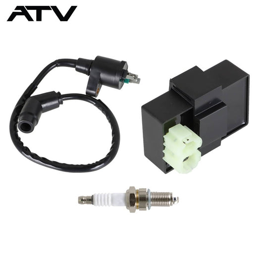 Solidspare For Honda FourTrax 300 TRX300 FW 2x4 4x4 90-93 Ignition Coil Spark Plug CDI Box
