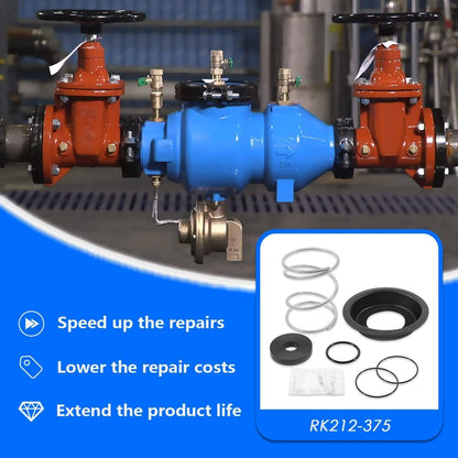 Solidspare RK212-375R Relief Valve Rubber Kit for 2-1/2"-6" Model 375/375A/375AST/475/475V