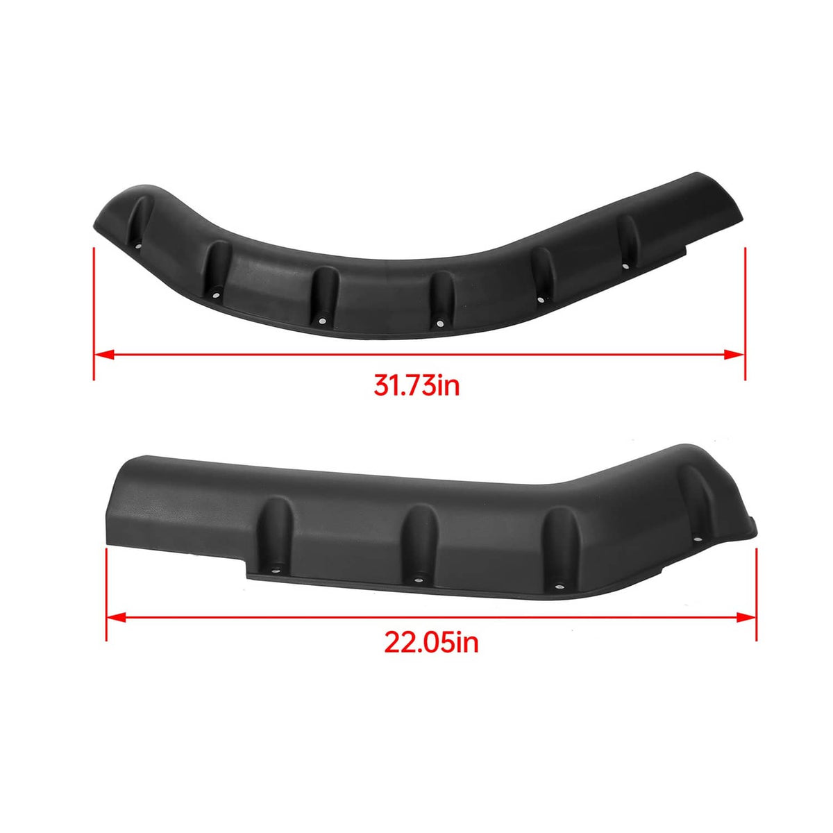 Solidspare Golf Cart Standard Fender Flares Front and Rear For EZGO TXT Model(Set Of 4pcs)