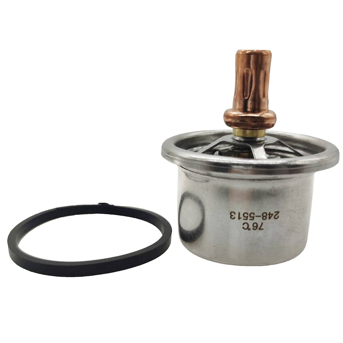 Solid Spare Thermostat for Caterpillar MT855 65C 65D MT845 MT835 MTC855 MTC865 MTC835