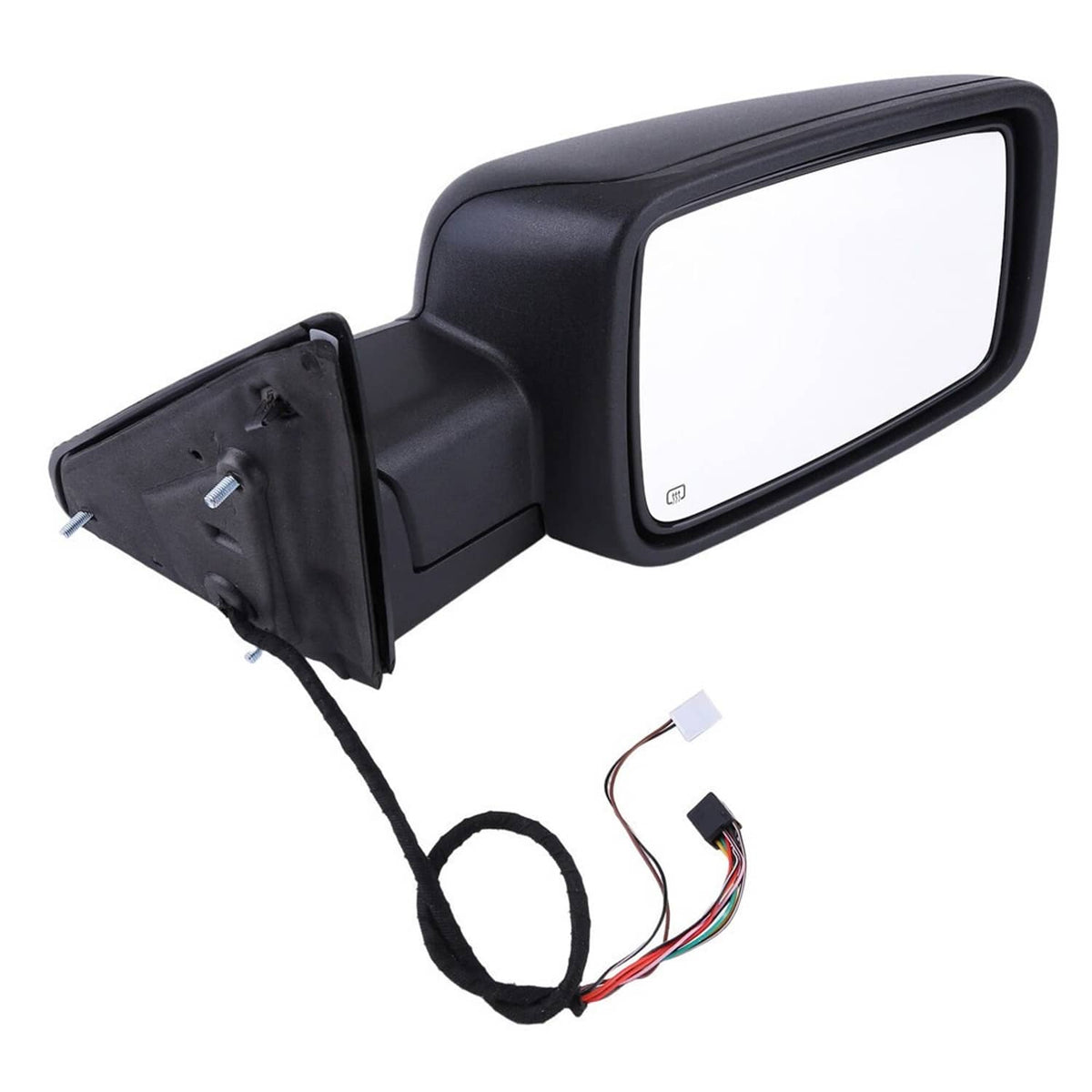 Solidspare Left/Driver Mirror w/Heated+ Temp Sensor Power Fold For 2013-2019 Dodge Ram 1500