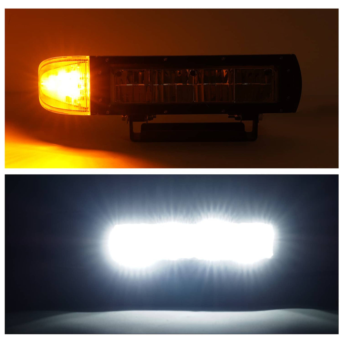 Solidspare 2PCS Headlight Heated LED Plow Lights Universal Replace For 1312100