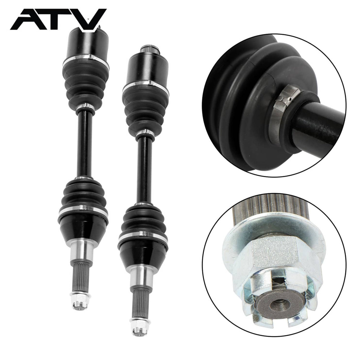 Solidspare Rear Left Right CV Axles Drive Shaft For Polaris Sportsman 500 4X4 1999-2002