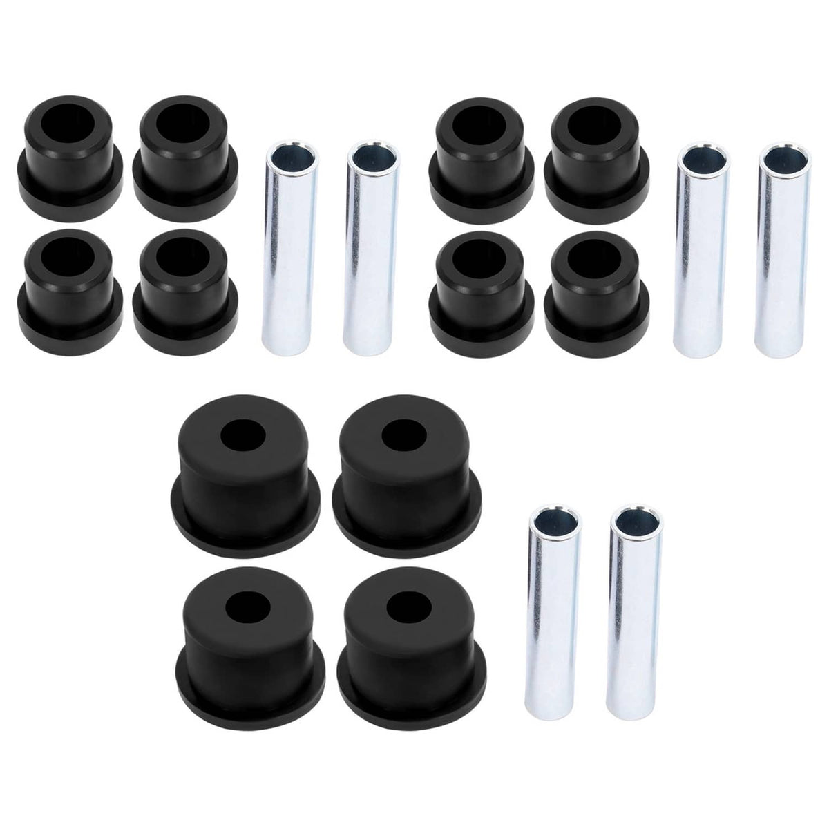 Solidspare For EZGO RXV 2008-UP Gas & Electric Golf Cart Rear Leaf Spring Bushing Kit 18PCS