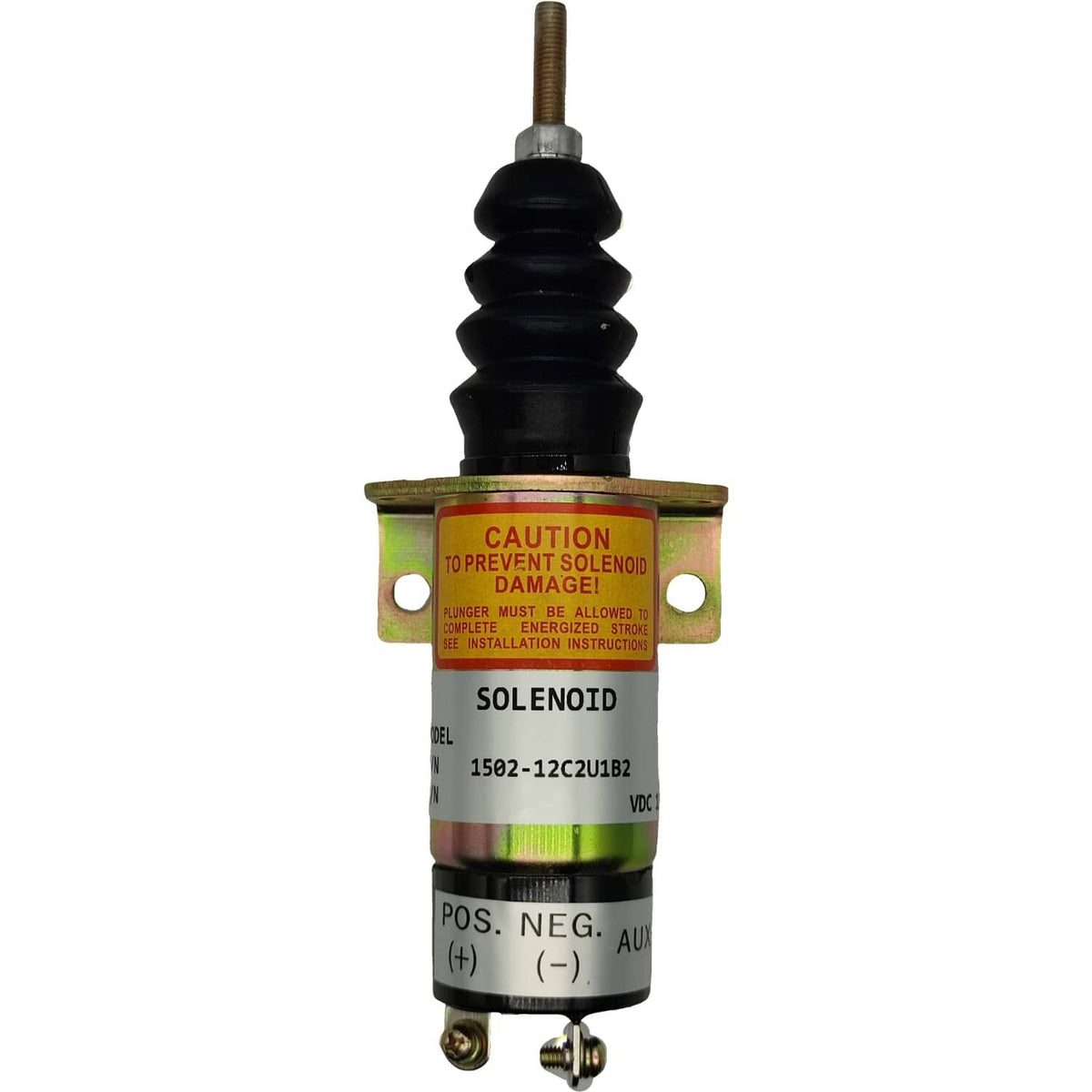 Solid Spare 12V Fuel Shut-Off Solenoid for Syncro-Start 1502-12C2U1B2S1A 3003-3007 240-22177