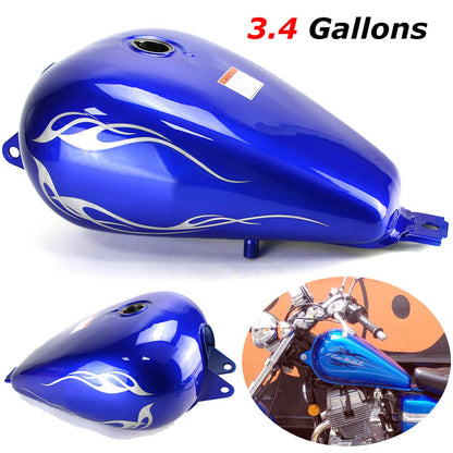 Solidspare Motorcycle CMX250C Blue  3.4 Gallons Fuel Gas Tank For Honda Rebel 250 1985-2016