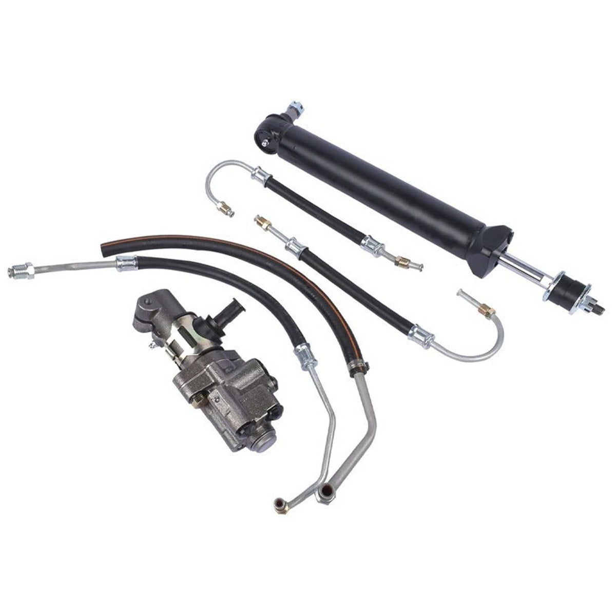 Solidspare For 1963-1979 Corvette Power Steering Valve Cylinder Ram Hose Kit NO CORES C2 C3