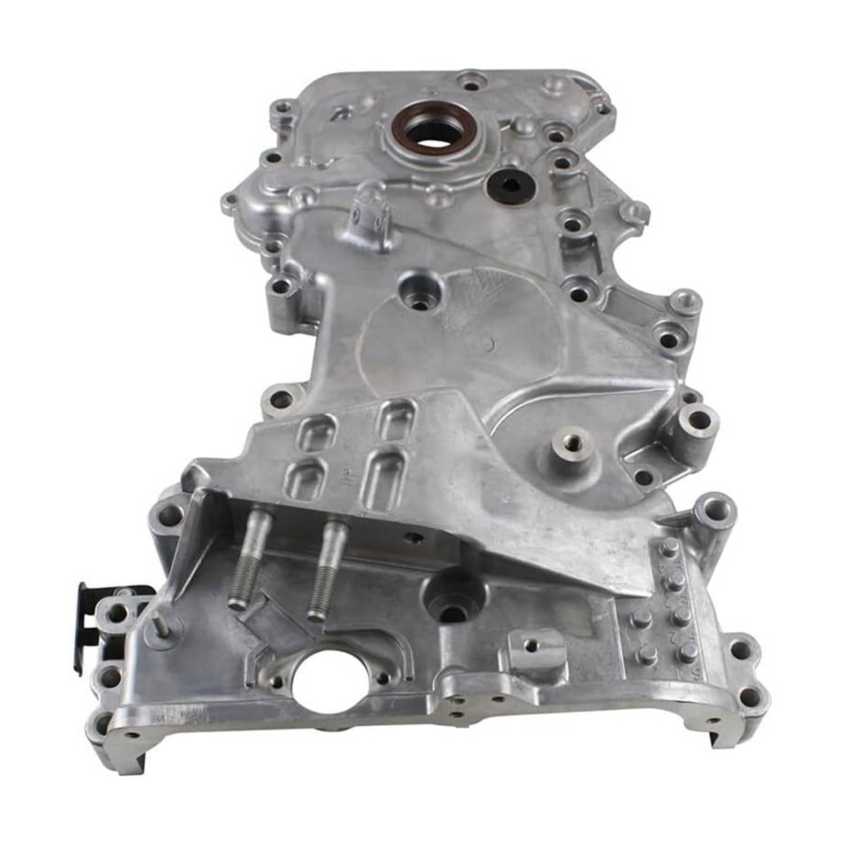 Solidspare Silver Engine Oil Pump Timing Chain Cover for 2017-2020 Hyundai Elantra 2.0L